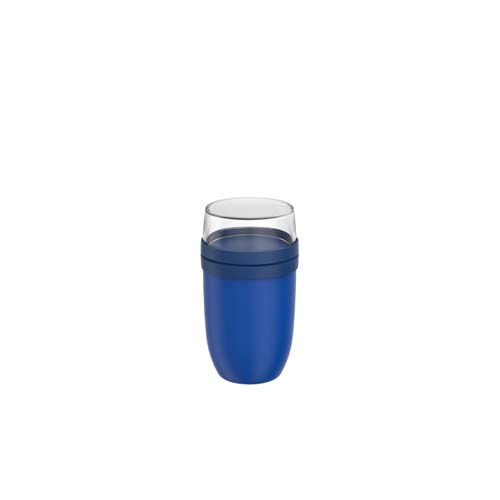Boîte repas promotionnelle isotherme 750+300 ml Mepal Ellipse Bleu vif